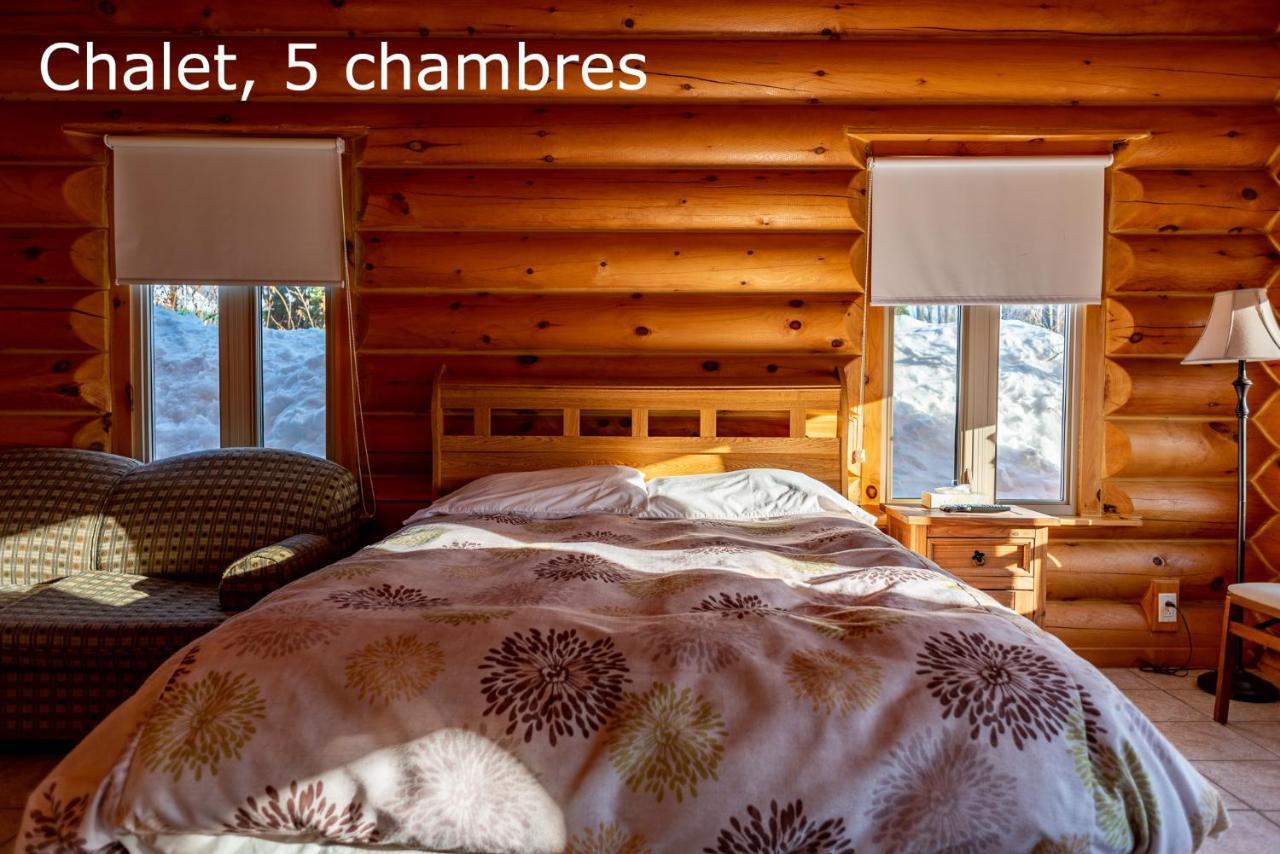 צ'מבורד Chalets Et Spa Lac Saint-Jean מראה חיצוני תמונה