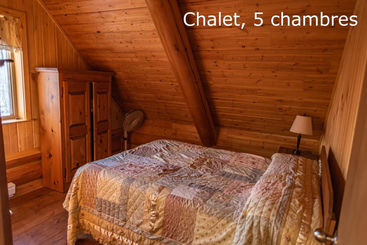 צ'מבורד Chalets Et Spa Lac Saint-Jean מראה חיצוני תמונה