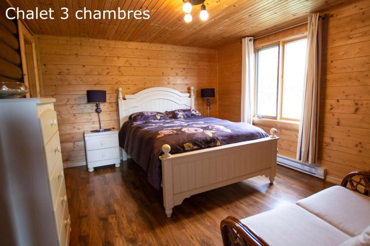 צ'מבורד Chalets Et Spa Lac Saint-Jean מראה חיצוני תמונה