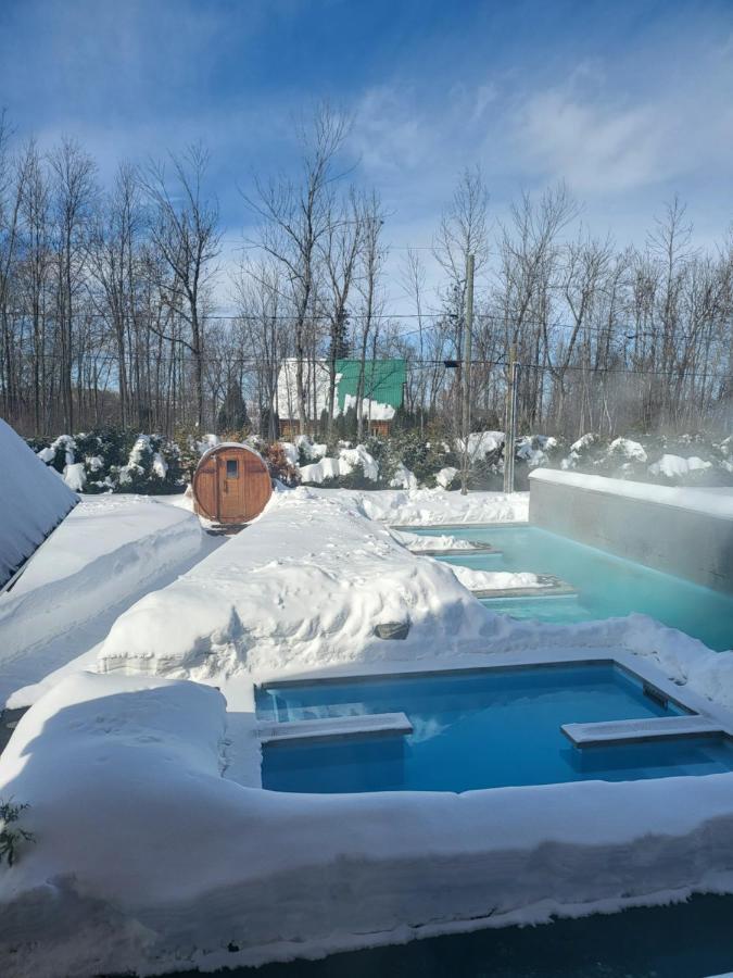 צ'מבורד Chalets Et Spa Lac Saint-Jean מראה חיצוני תמונה